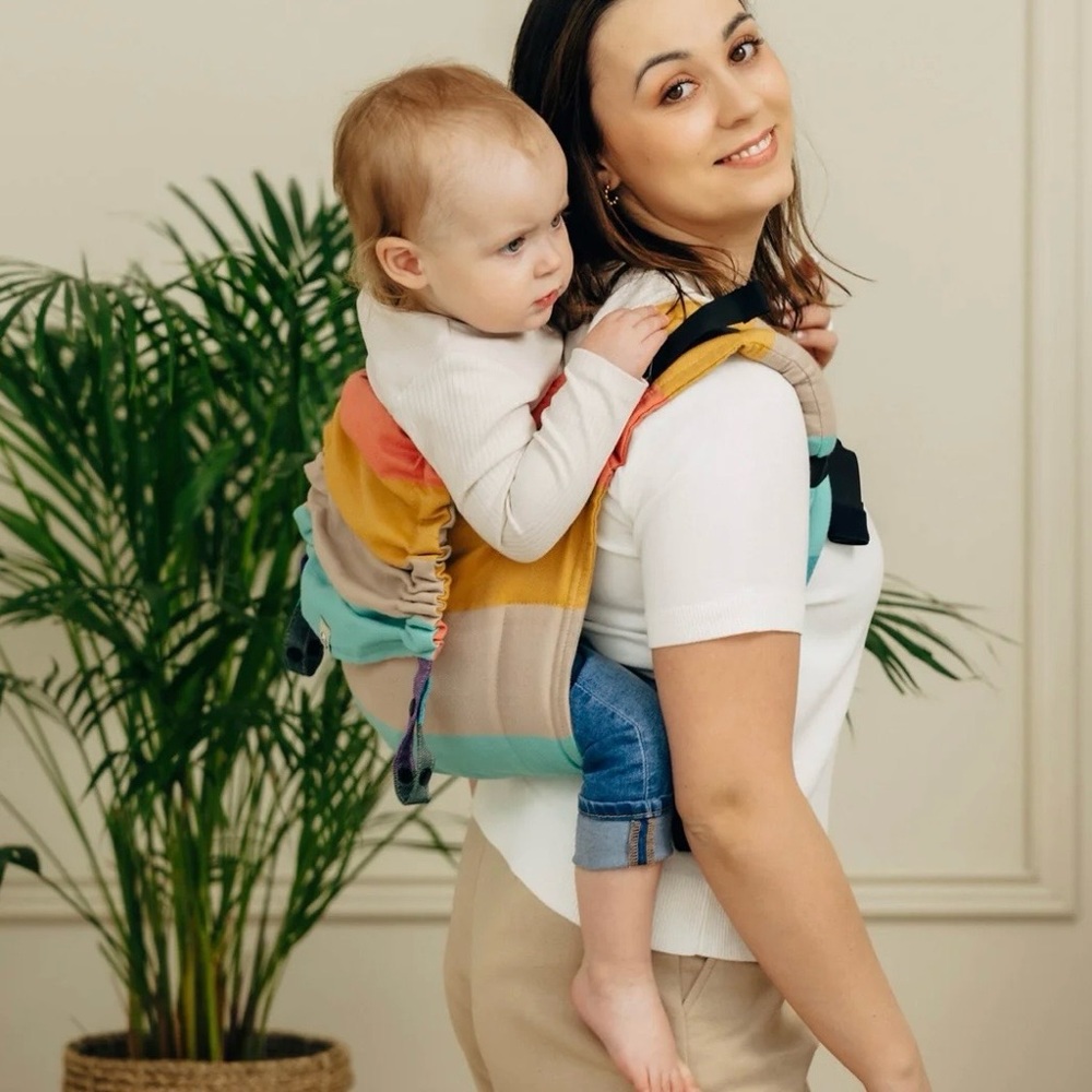 Vibrant Multicolor Kids Backpack Carrier